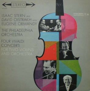 Vivaldi-Four Concerti for two violins and Orchestra-Stern/Oistrakh/Ormandy 중고 수입 오리지널 아날로그 LP