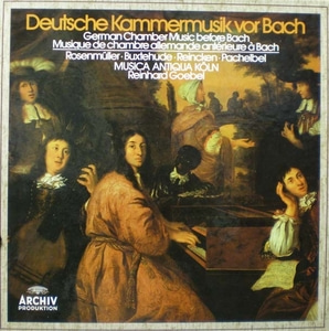 German Chamber Music before Bach-Reincken/ Buxtehude 외- Goebel/MAK (3LP Box) 중고 수입 오리지널 아날로그 LP