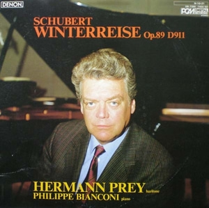 Schubert-Winterreise 전곡-Prey/Bianconi 2LP 중고 수입 오리지널 아날로그 LP