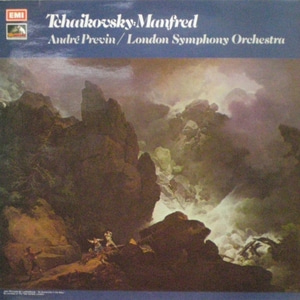 Tchaikovsky - Manfred Symphony - Andre Previn 중고 수입 오리지널 아날로그 LP