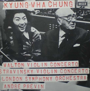 Walton/Stravinsky-Violin Concertos-Kyung-Wha Chung/Previn 중고 수입 오리지널 아날로그 LP