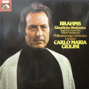 Brahms- 4 Symphonies 전곡 외- Giulini- 4LP Box 중고 수입 오리지널 아날로그 LP