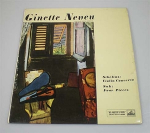 Sibelius- Violin Concerto/Suk - Four Pieces - Ginette Neveu