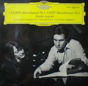 Chopin/Liszt-Piano Concerto No.1 외-Argerich 중고 수입 오리지널 아날로그 LP