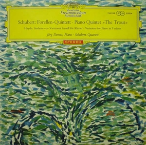 Schubert- Piano Quintet 송어 외- Jorg Demus/Schubert-Quartett 중고 수입 오리지널 아날로그 LP
