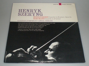 Mendelssohn/Schumann - Violin Concertos - Henryk Szeryng