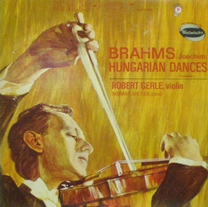 Brahms-Joachim - Hunagrian Dances 전곡 - Robert Gerle 중고 수입 오리지널 아날로그 LP