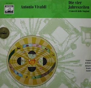 Vivaldi- The Four Seasons- Fasano/Virtuosi di Roma 중고 수입 오리지널 아날로그 LP