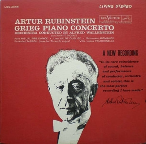 Grieg-Piano Concerto 외-Rubinstein/Wallenstein 중고 수입 오리지널 아날로그 LP