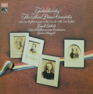 Tchaikovsky - 3 Piano Concertos - Emil Gilels 2LP Box 중고 수입 오리지널 아날로그 LP