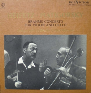 Brahms-Double Concerto-Heifetz/Piatigorsky/Wallenstein 중고 수입 오리지널 아날로그 LP