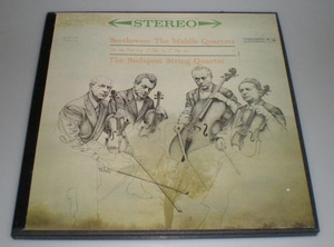 Beethoven - The Middle Quartets - Budapest String Quartet 4LP