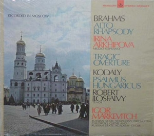 Brahms - Alto Rhapsody/Tragic Overture 외- Igor Markevitch