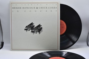 Herbie Hancock &amp; Chick Corea[허비행콕 &amp; 칙 코리아]-An Evening With 2LP 중고 수입 오리지널 아날로그 LP