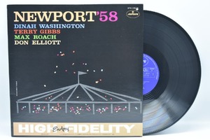 Dinah Washington/Terry Gibbs/Max Roach/Don Elliott[다이나 워싱턴 외] ‎– Newport &#039;58 중고 수입 오리지널 아날로그 LP