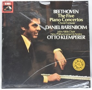Beethoven - The Five Piano Concertos - Daniel Barenboim 4LP 오리지널 미개봉