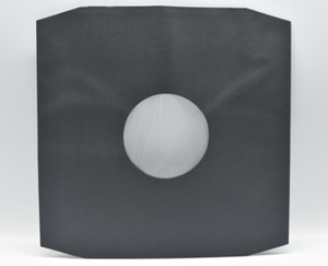 [독일산] 정전기방지 독일산  최고급 12인치 LP 속지 이너슬리브 PE 라이닝 이중속지 (종이+PE)  코너컷 블랙 inner sleeve 10매