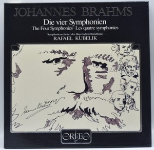 Brahms - 4 Symphonies - Rafael Kubelik 4LP