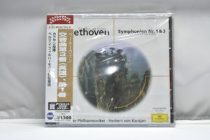 Beethoven[베토벤] ㅡ Symphony No.1 &amp; No.3  - Herbert von Karajan 수입 미개봉 클래식 CD