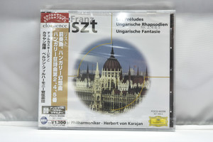 Liszt[리스트] ㅡ 헝가리 환상곡 외 - Herbert von Karajan 수입 미개봉 클래식 CD