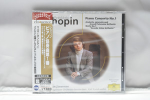 Chopin[쇼팽] - Piano Concerto No.1 - 크리스티안 짐머만 ㅡ수입 미개봉 클래식 CD