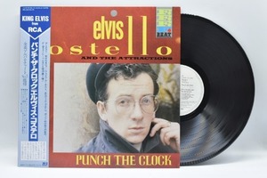 Elvis Costello &amp; Attractions[엘비스 코스텔로 &amp; 어트랙션]-Punch the Clock  중고 수입 오리지널 아날로그 LP