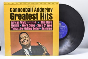 Cannonball Adderley[캐논볼 애덜리]-Cannonball Adderley Greatest Hits 중고 수입 오리지널 아날로그 LP