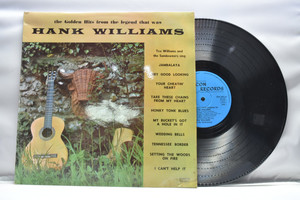 Hank Williams[행크 윌리엄스] - Golden hits from legend of Hank Williams  ㅡ 중고 수입 오리지널 아날로그 LP