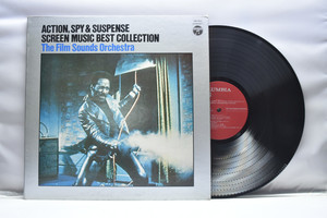 The Film Sounds Orchestra ㅡAction,Spy&amp;Suspense screen music best collection - 중고 수입 오리지널 아날로그 LP