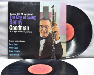 Benny Goodman And His Orchestra, Trio &amp; Quartet [베니 굿맨] ‎– The King Of Swing / Complete 1937-38 Jazz Concert No. 2ㅡ 중고 수입 오리지널 아날로그 LP