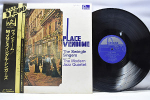 The Swingle Singers Perform With The Modern Jazz Quartet [모던 재즈 쿼텟] ‎- Place Vendome - 중고 수입 오리지널 아날로그 LP