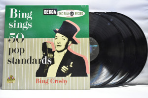 Bing Crosby [빙 크로스비] ‎- Bing Sings 50 Pop Standards  - 중고 수입 오리지널 아날로그 LP