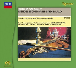 Arthur Grumiaux: Mendelssohn / Saint-Saëns / Lalo  Arthur Grumiaux, Violin