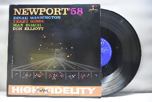 Dinah Washington/Terry Gibbs/Max Roach/Don Elliott [다이나 워싱턴 외] ‎– Newport &#039;58 - 중고 수입 오리지널 아날로그 LP