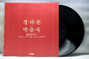 정태춘, 박은옥 - 힛트곡 모음 (떠나가는 배, 시인의 마을, 북한강에서) ㅡ 중고 국산 오리지널 아날로그 LP