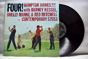 Hampton Hawes With Barney Kessel, Shelly Manne &amp; Red Mitchell [햄프턴 호스, 바니 케셀, 셸리 맨, 레드 미첼] ‎- Four! - 중고 수입 오리지널 아날로그 LP