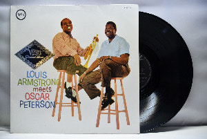 Louis Armstrong, Oscar Peterson [루이 암스트롱 , 오스카 피터슨] ‎– Louis Armstrong Meets Oscar Peterson - 중고 수입 오리지널 아날로그 LP