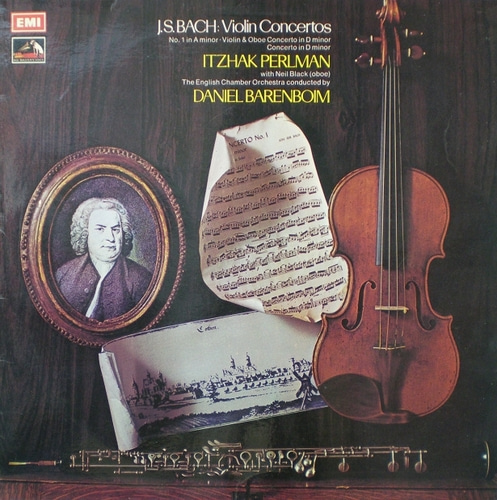 Bach- Violin Concertos- Perlman/Barenboim 중고 수입 오리지널 아날로그 LP