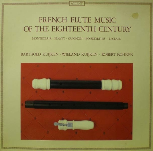 Leclair 외-French Flute Music of The Eighteenth Century- Barthold&amp;Wieland Kuijken/Kohnen 중고 수입 오리지널 아날로그 LP