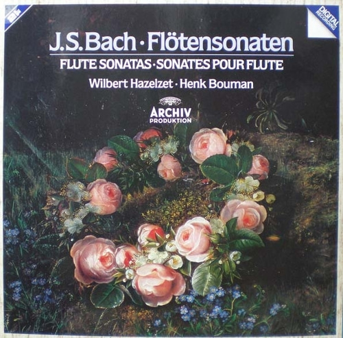 Bach- Flute Sonatas Complete - Hazelzet/Bouman 2LP 중고 수입 오리지널 아날로그 LP