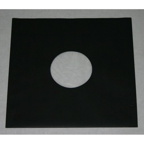 [독일산] 정전기방지 독일산  최고급 12인치 LP 속지 이너슬리브 PE 라이닝 이중속지 (종이+PE)  블랙 inner sleeve 10매