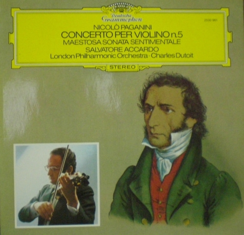 Paganini - Violin Concerto No.5 外 - Salvatore Accardo 중고 수입 오리지널 아날로그 LP