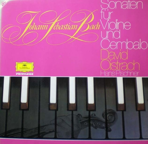 Bach-Vioiln Sonatas- Oistrakh/Pischner 2LP 중고 수입 오리지널 아날로그 LP