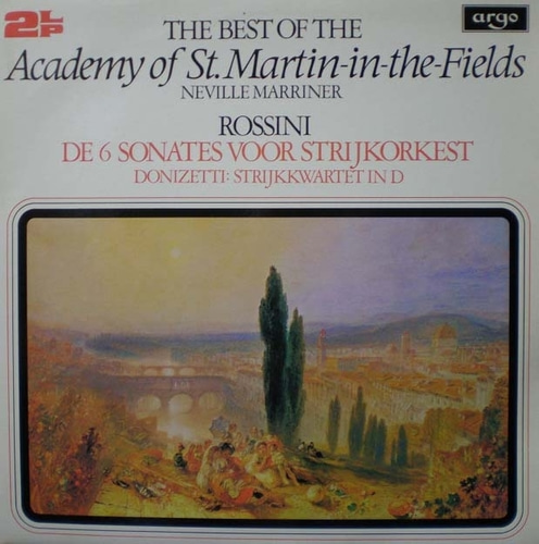 Rossini/Donizetti- 6 String Sonatas 전곡/String Quartet in D- Marriner (2LP) 중고 수입 오리지널 아날로그 LP