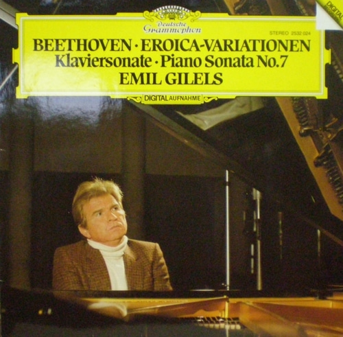 Beethoven - Piano Sonata No.7/ Eroica-Variations - Emil Gilels 중고 수입 오리지널 아날로그 LP
