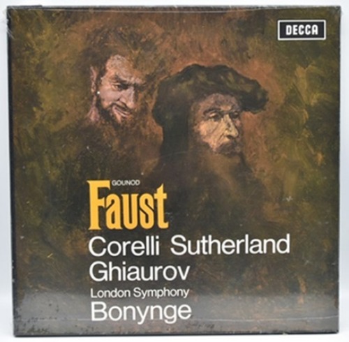 Gounod - Faust 전곡 - Bonynge (4LP) 오리지널 미개봉