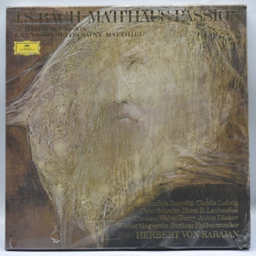 Bach - Matthaus-Passion - Herbert von Karajan 4LP 오리지널 미개봉 LP
