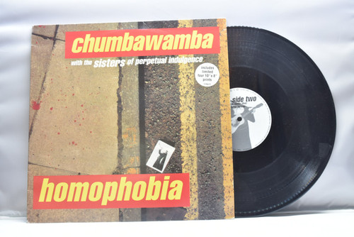Homophobia [호모포비아]ㅡ Chumbawamba- 중고 수입 오리지널 아날로그 LP