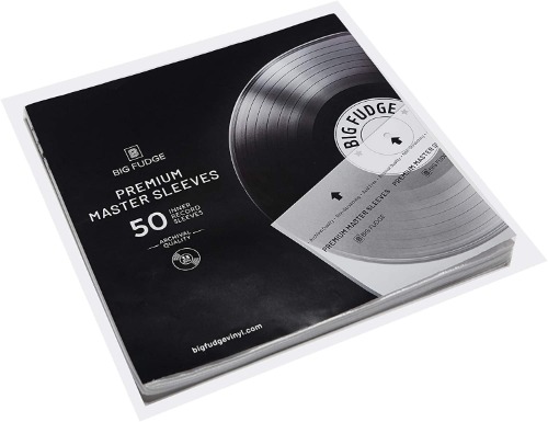 Big Fudge - 3겹 (종이+PE) 정전기방지 LP 속비닐 Premium Master Sleeves 1팩 (50매)