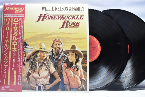 Willie Nelson &amp; Family [윌리 넬슨] - Honeysuckle Rose ㅡ 중고 수입 오리지널 아날로그 LP